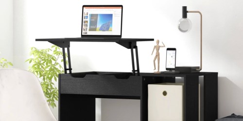 Lift-Top Standing Desk w/ Storage ONLY $56 Shipped on Walmart.com (Reg. $199)