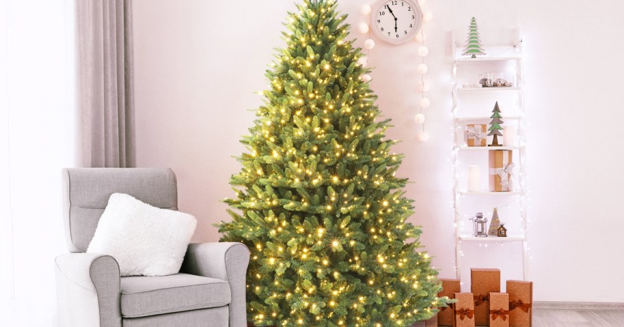 Pre-Lit 7.5′ Christmas Tree Just $398 Shipped for Lowe’s Rewards Members (9 Lighting Functions)