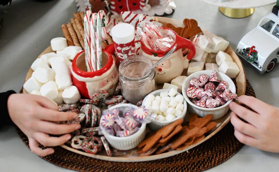 A Hot Chocolate Charcuterie Board