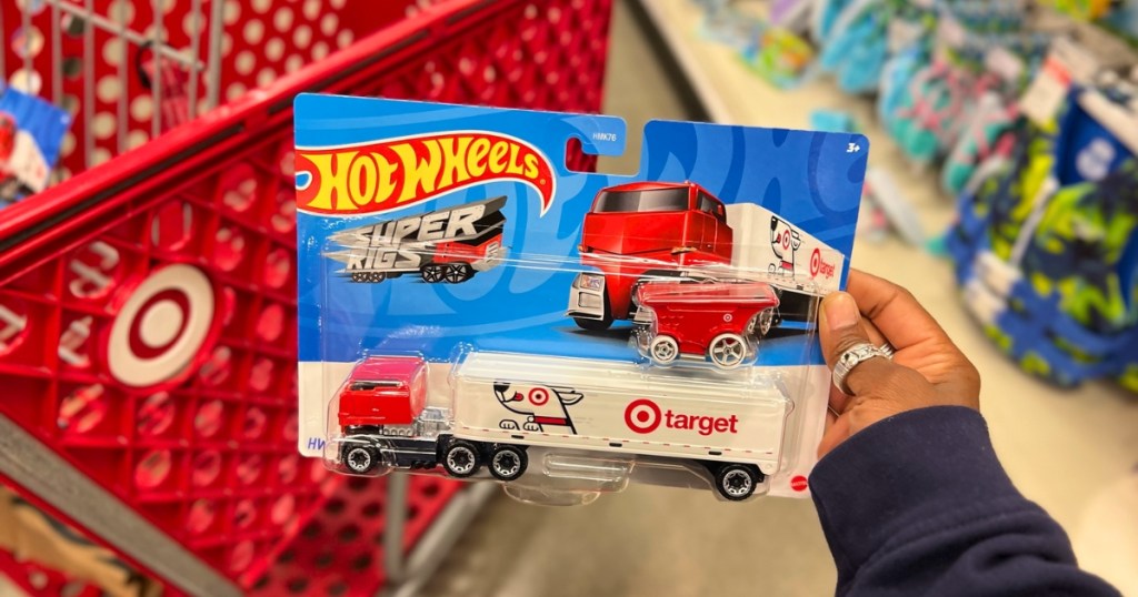 Hot Wheels Bullseye's Big Rig with Target cart