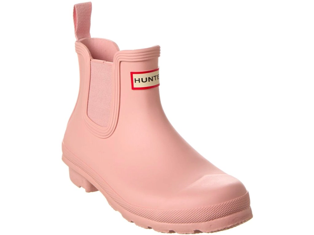 Hunter Women's Original Chelsea Boot in Pink