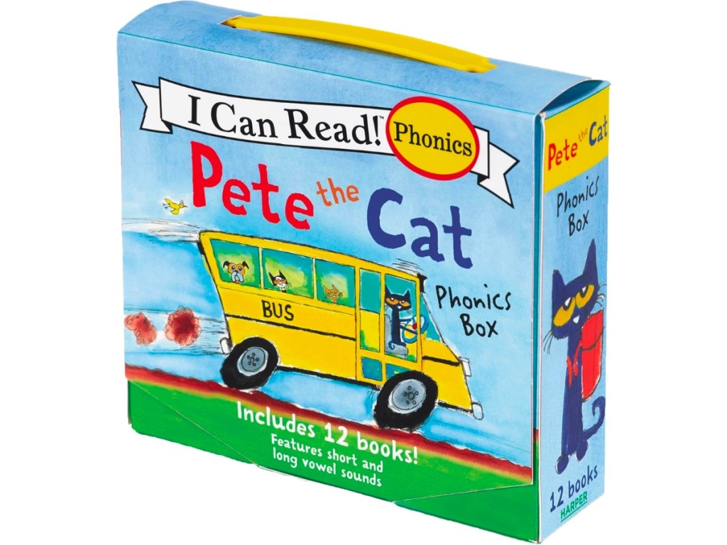 I Can Read! Pete the Cat Phonics Boxed 12-Book Set