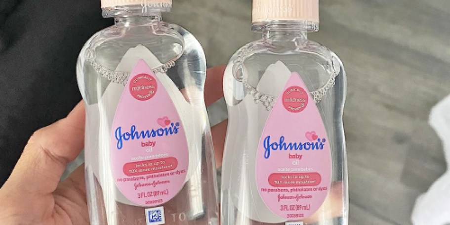 Johnson’s Baby Oil 3oz Bottle Only $1.38 Shipped on Amazon (Perfect Size for Diaper Bags!)