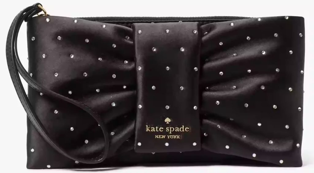 Kate Spade Embellisged Millie Bow Wristlet