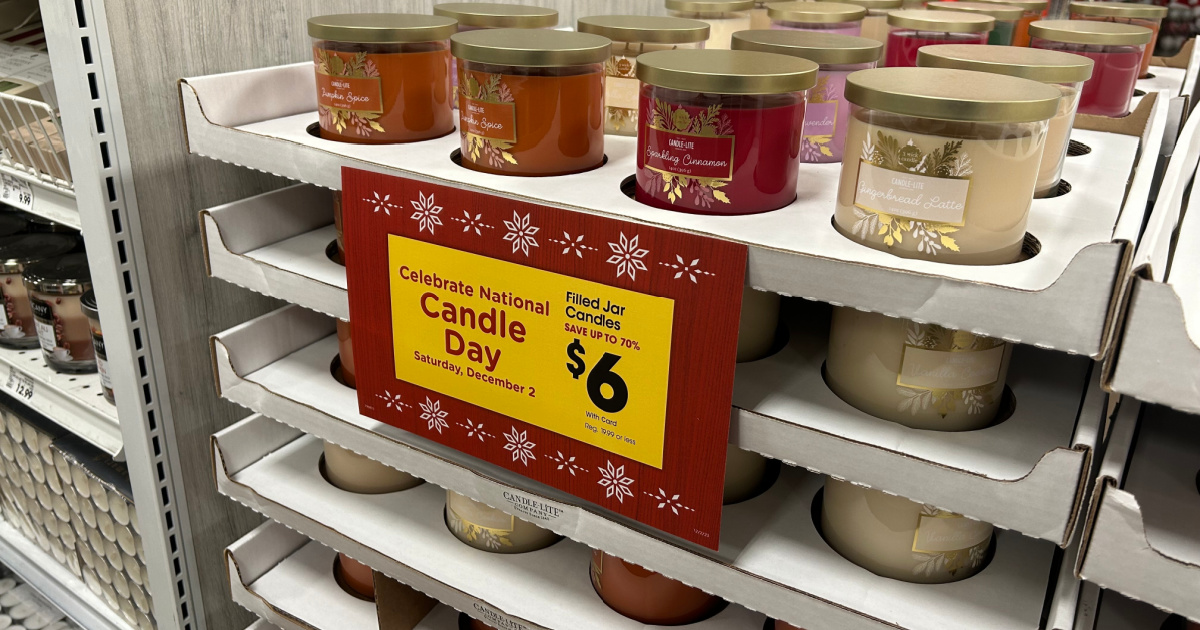 Kroger Candle Day Sale LIVE: Snag Large Jar Candles for ONLY $6 (Yankee Candle, Tuscany, & More)