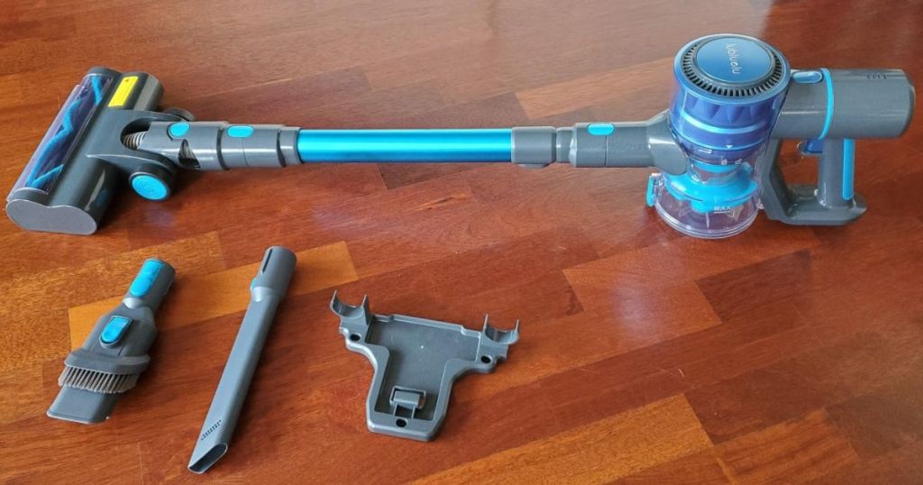 Lubluelu Cordless Vacuum Cleaner and accessories