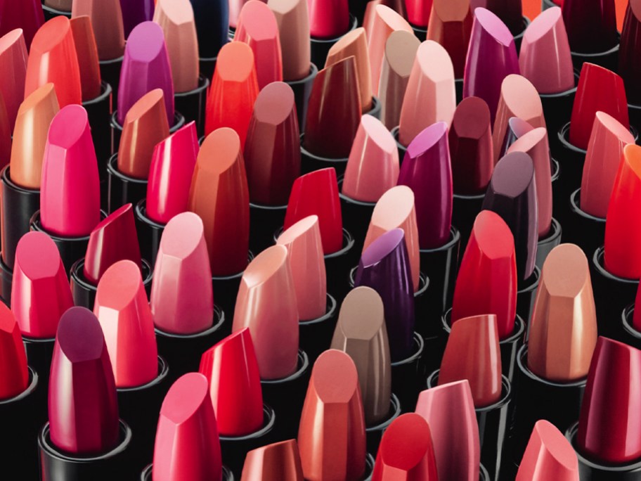 multiple shades of MAKE UP FOR EVER Rouge Artist Lipsticks