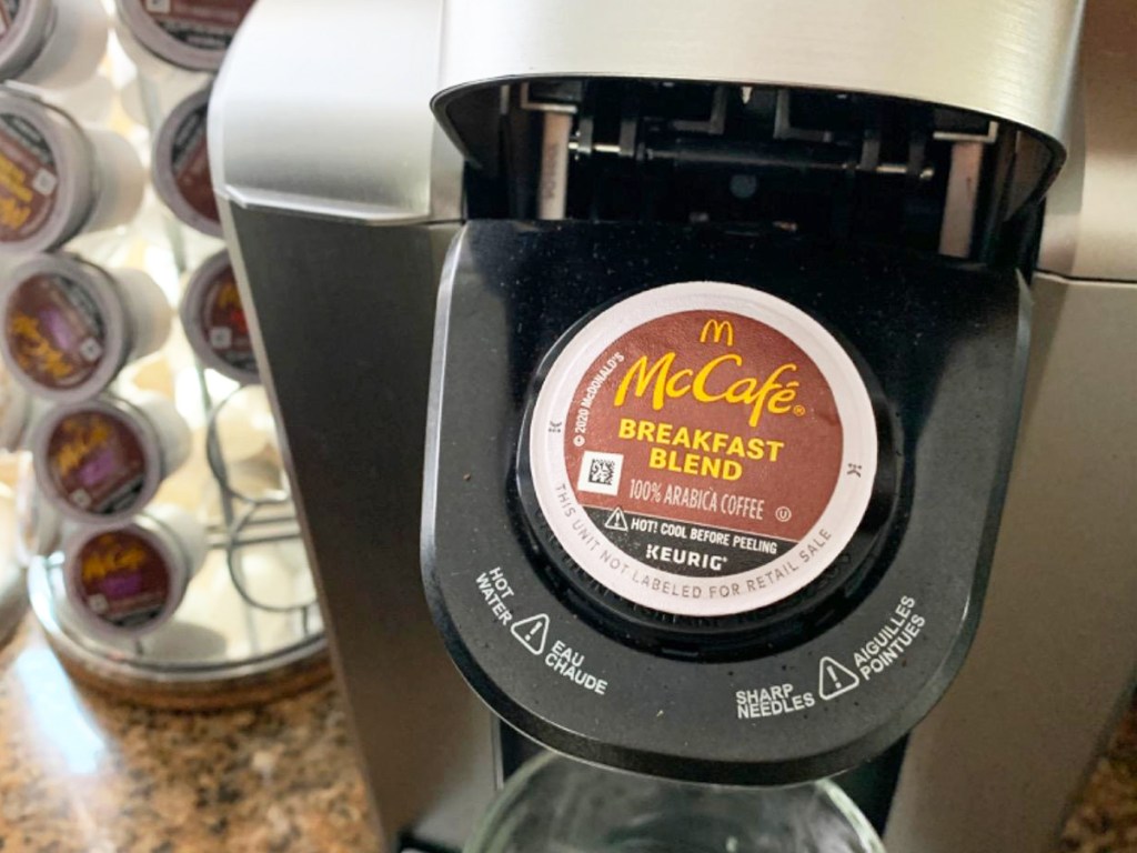 McCafe k-cup in keurig machine