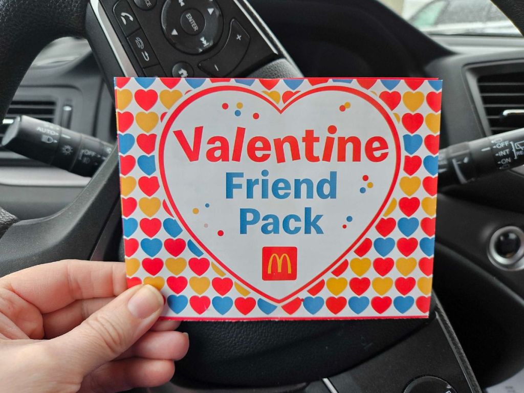 It’s Back! McDonald’s Valentine Books Only : Includes 12 FREE Food Coupons ( Value!)