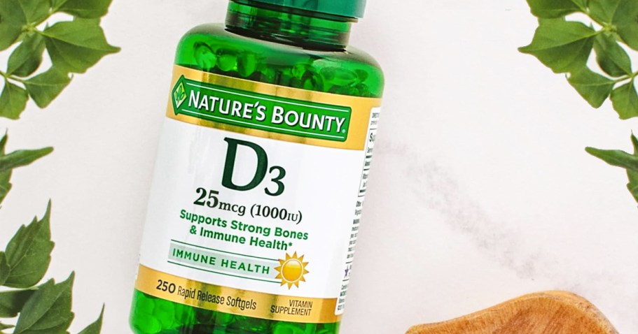 Nature’s Bounty Vitamin D3 250-Count Bottle Just $3 Shipped on Amazon (Regularly $14)