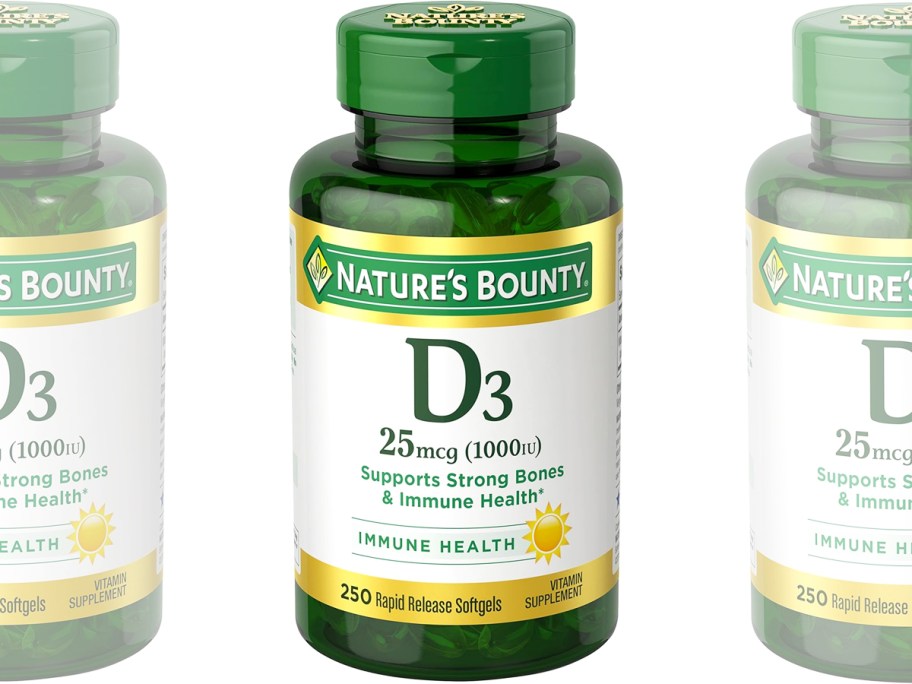 Nature's Bounty Vitamin D3 250Count Bottle Just 3 Shipped on Amazon