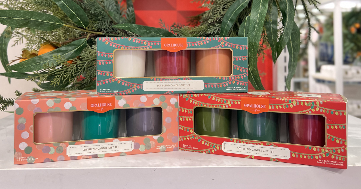 Opalhouse 3-Candle Gift Sets Just $10 on Target.com | Excellent Stocking Stuffers!