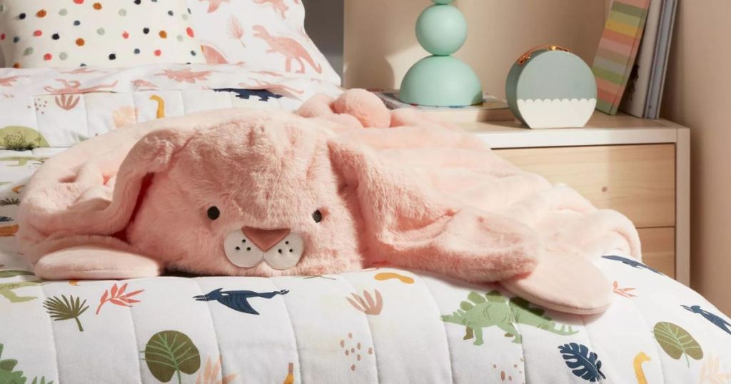 Pillowfort Kids' Bunny Hooded Blanket