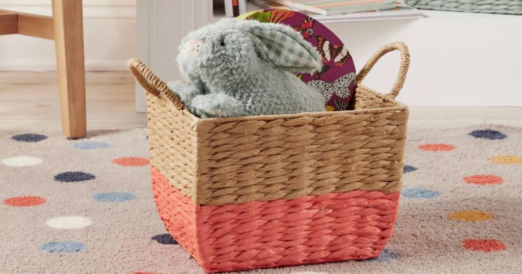 Pillowfort Rectangular Kids' Woven Basket