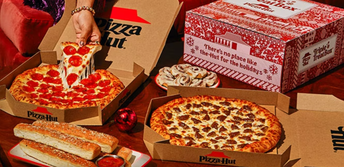 Pizza Hut Triple Treat Holiday-Themed Box is Back