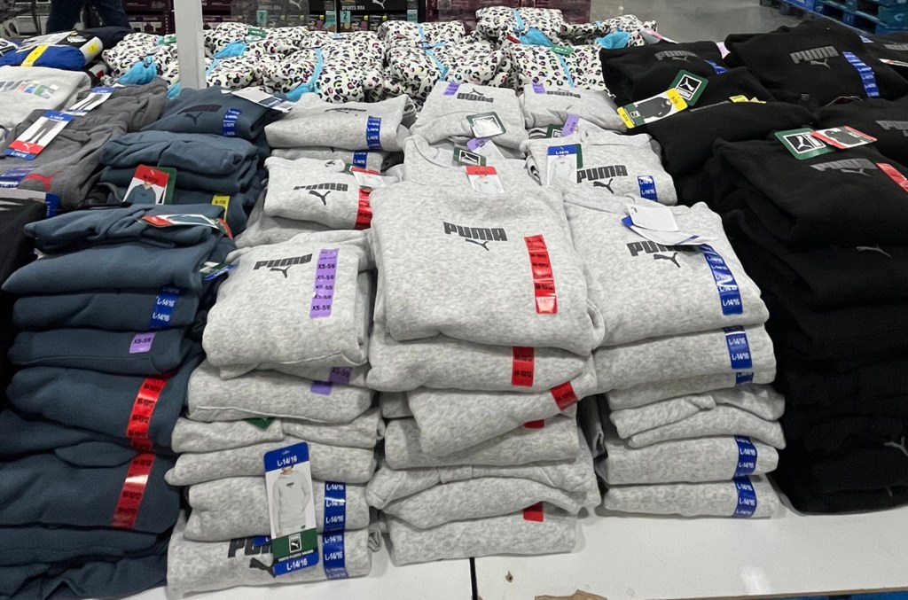 Puma kids clothing on clearance at costco