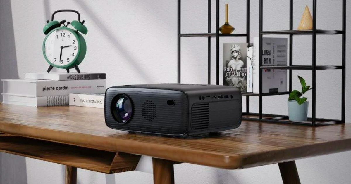 Create Your Own Home Theater W This RCA Projector For ONLY 29 On   RCA Projector On Table 1 