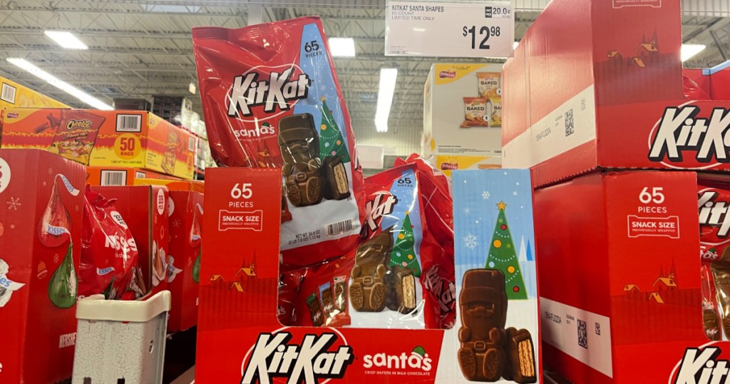 Santa Kit Kats for sale in Sam's Club