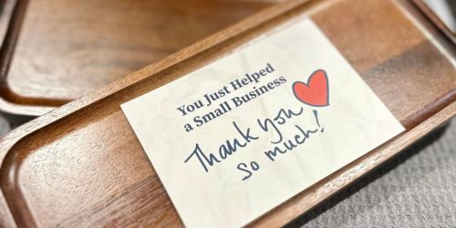 THREE Solid Acacia Wood Serving Trays Only $12.49 on Amazon (Reg. $25)