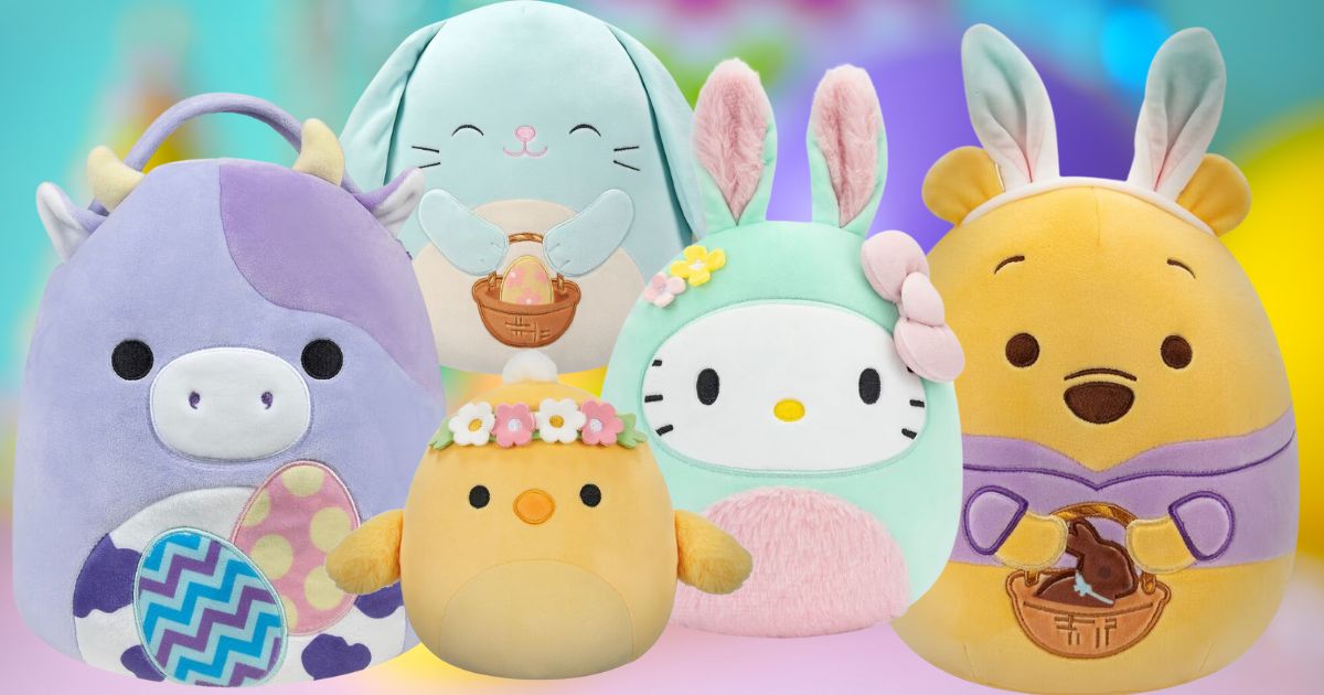 various Easter Squishmallows