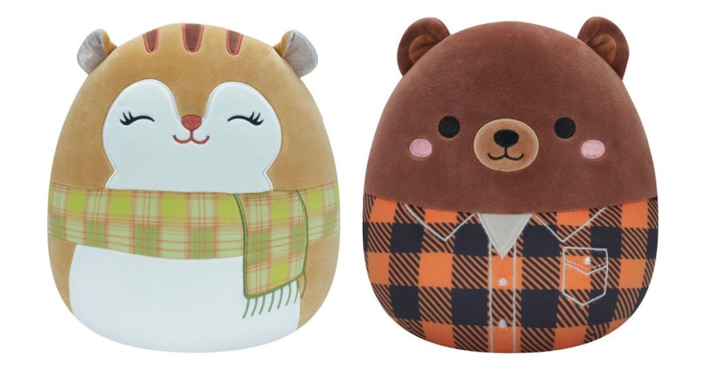 Squishmallows-Squirrel-and-Bear Squishmallows يتم شحنها بسعر 12.99 دولارًا أمريكيًا فقط على موقع BestBuy.com (السعر العادي 25 دولارًا)