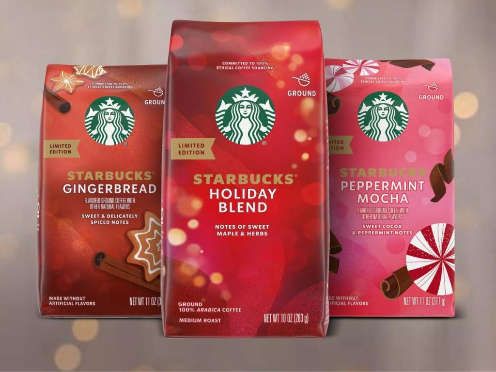 Starbucks Holiday Flavors Ground Coffee