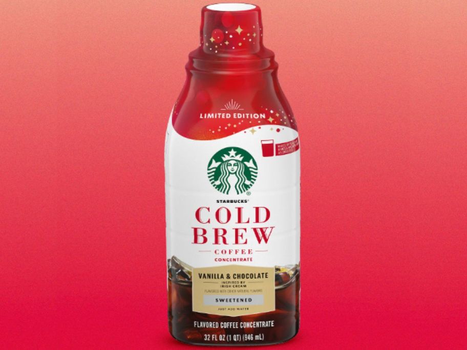 Starbucks Vanilla & Chocolate Cold Brew Concentrate 32oz Bottle