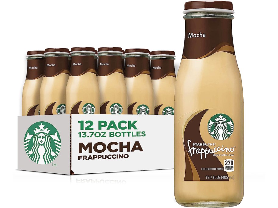 case of Starbucks Mocha Frappuccinos