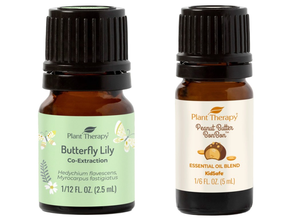 Stock image of Butterly lily co extraction and peanut butter bon bon essential oils