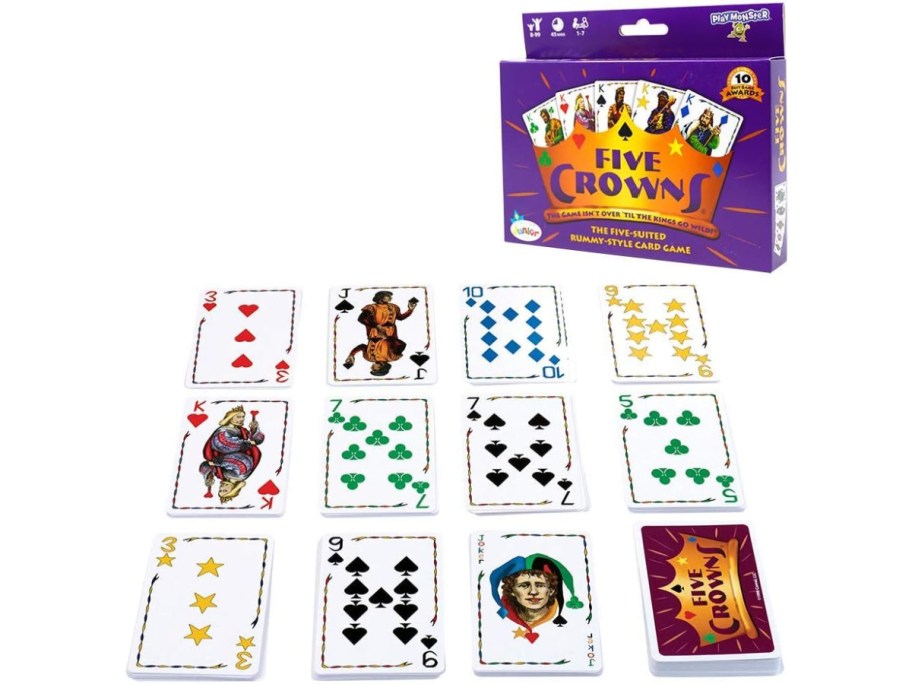 Stock image of five crowns card games