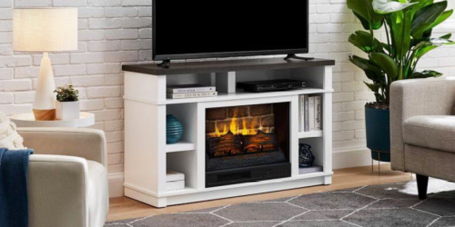 Up to 60% Off Electric Fireplaces + Free Shipping on HomeDepot.com