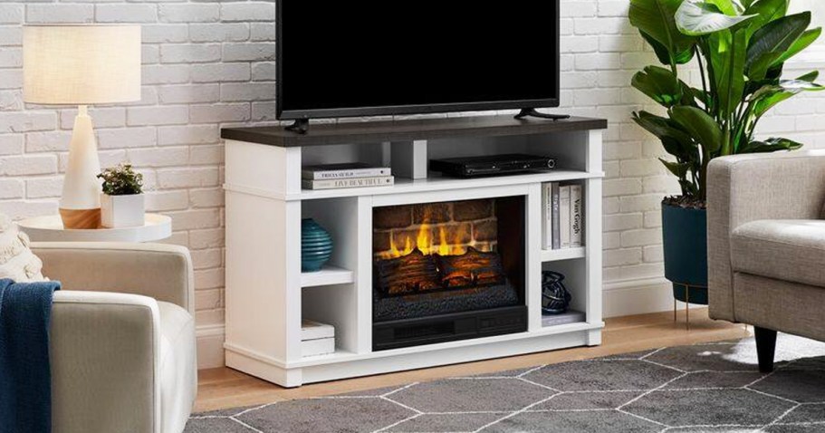 Up to 60% Off Electric Fireplaces + Free Shipping on HomeDepot.com