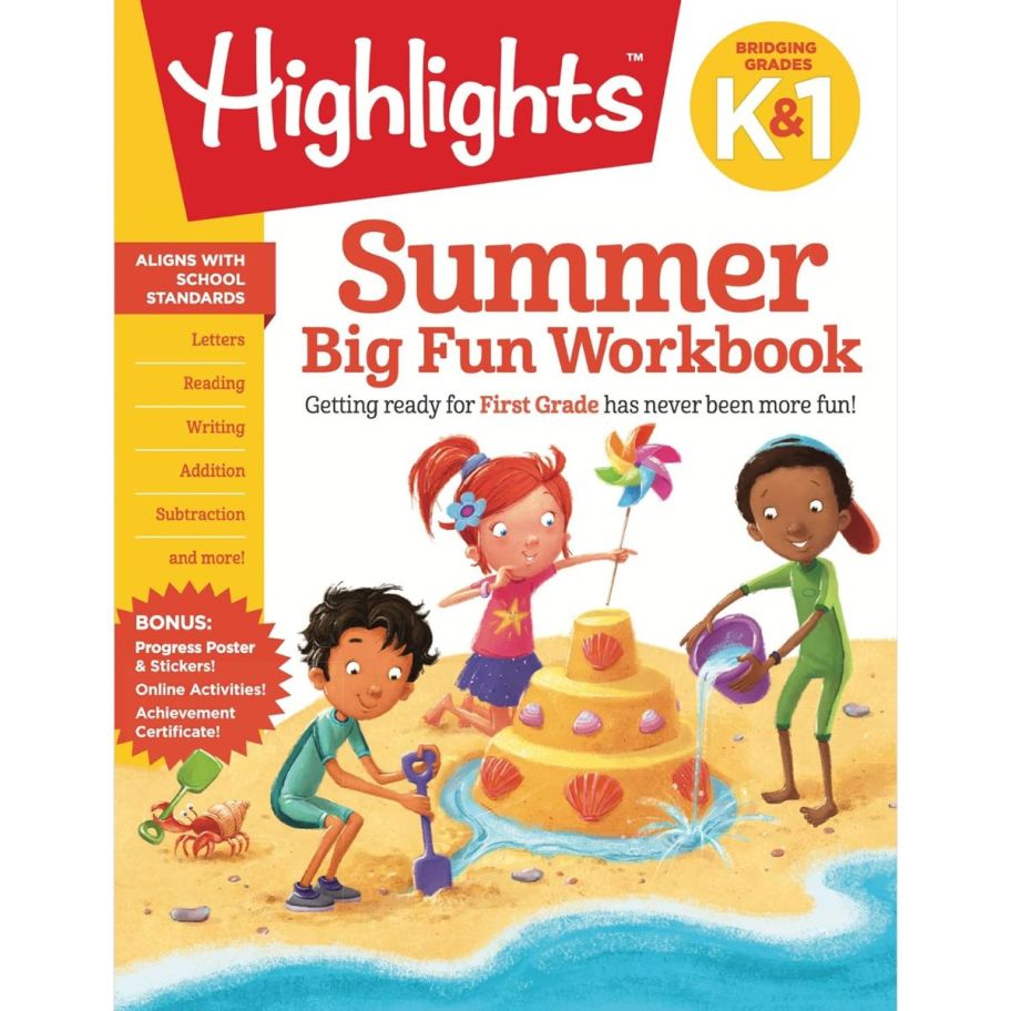 a highlights summer big fun workbook kindergarten & first grade