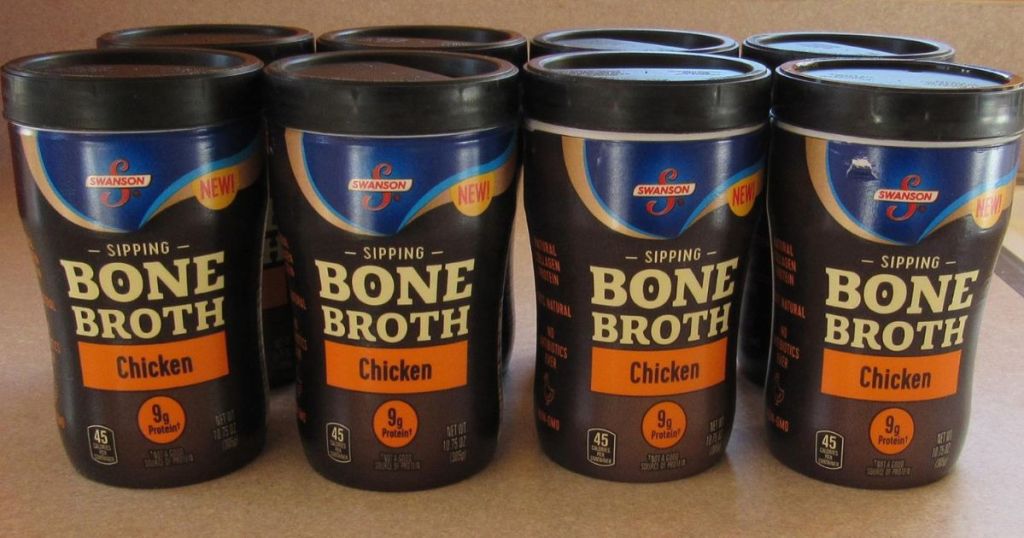 Swanson 10.75oz Sipping Bone Broth 8Pack Only 11.25 Shipped on Amazon