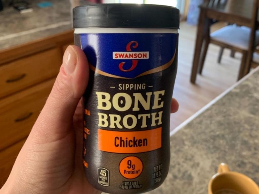 Swanson 10.75oz Sipping Bone Broth 8Pack Only 11.25 Shipped on Amazon