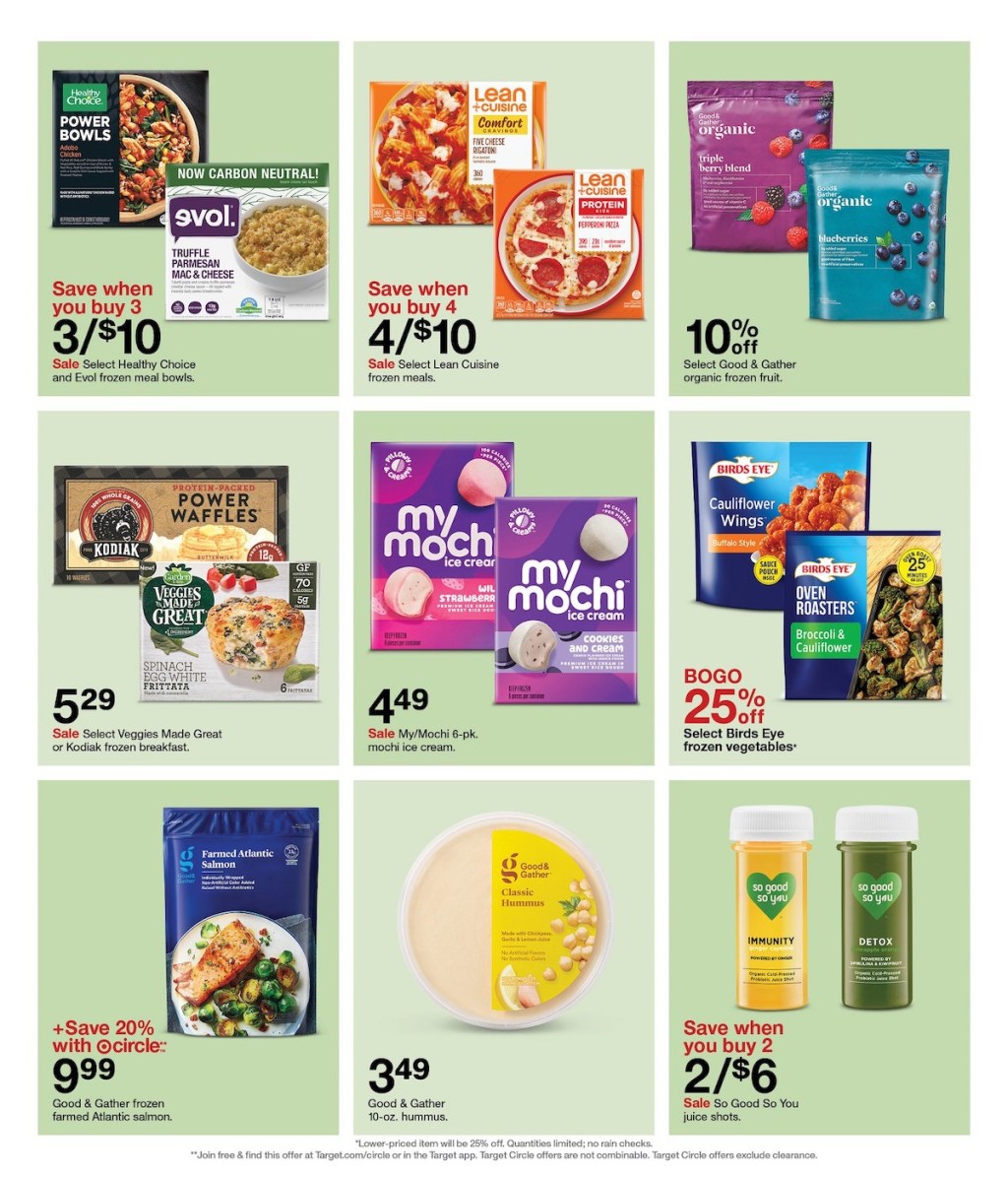 Page of Target Ad