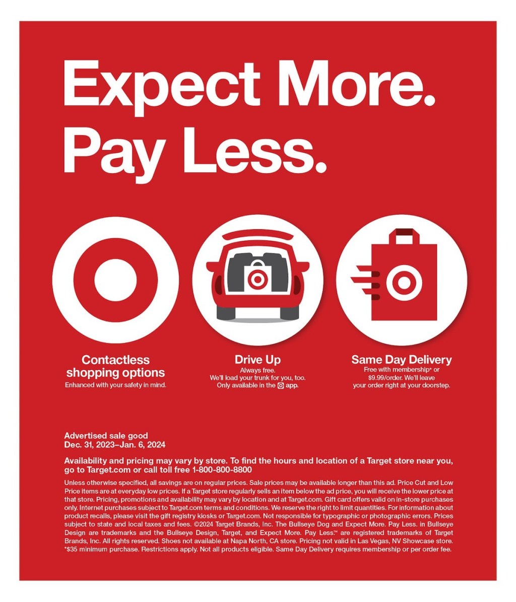 Page of Target Ad