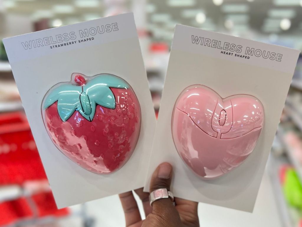 Strawberry and Heart shaped wireless computer mouse from Bullseye's Playground at Target