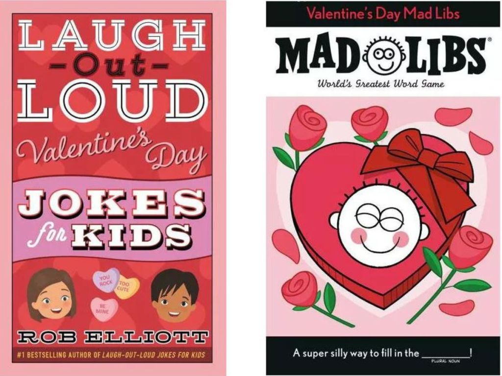 Laugh Out Loud Joke Book and Mad Libs Valentine Book