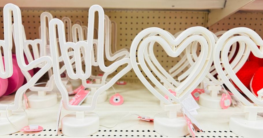 Target Valentine's Day Neon Signs