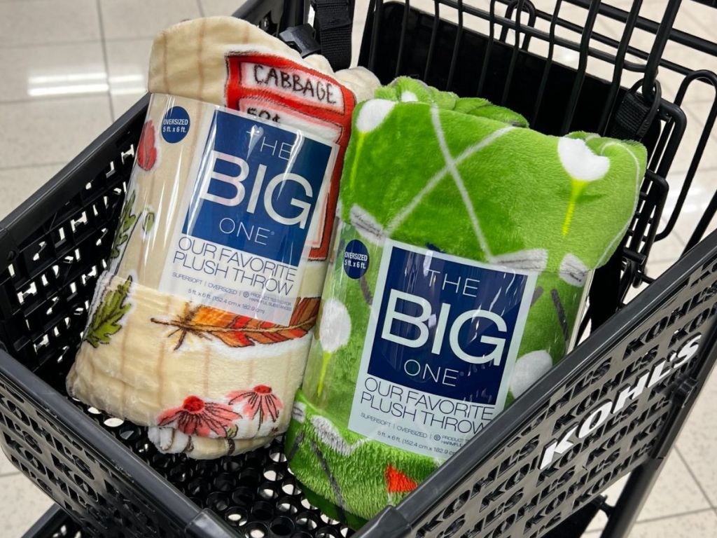 Kohl's The Big One Throw Blankets from 12.74 Each Includes New