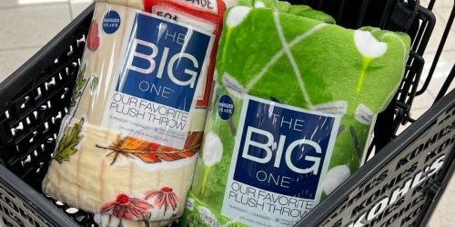 Kohl’s The Big One Throw Blankets from $8.99 (Regularly $15) | Mother’s Day Gift Idea!