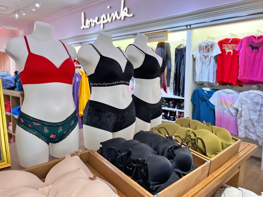 Up to 75% off Victoria’s Secret PINK Sale | $2.24 Panties, $5.24 Bras, & More!