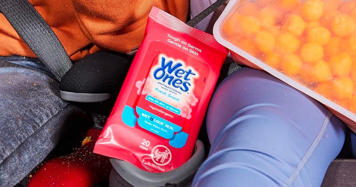 Grab 10 Packs of Wet Ones Antibacterial Wipes for Just $10.83 Shipped on Amazon | Great for Travel!