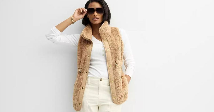 Kohl’s Women’s Jackets & Vests from $14.69 (Reg. $35)