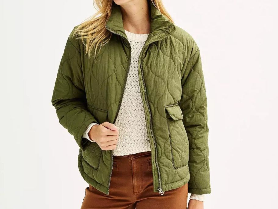 Perfect-for-Spring Women’s Quilted Jackets Just $18 on Kohls.com (Regularly $74)