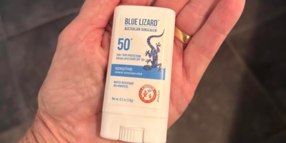 TWO Blue Lizard Sunscreen Sticks Just $6 Each Shipped on Amazon