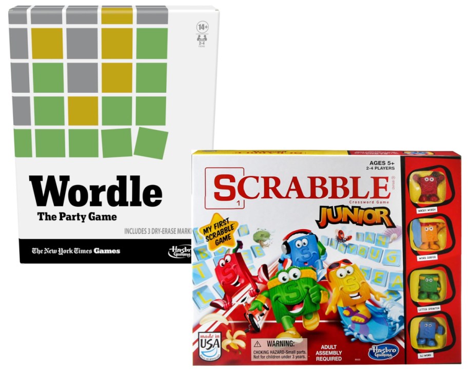 wordle and scrabble board games
