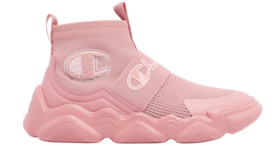 light pink Champion girl's tennis whoe