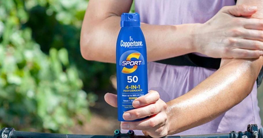 Coppertone Sport Sunscreen Spray 3-Pack Only $15 Shipped on Amazon (Just $5 Each)